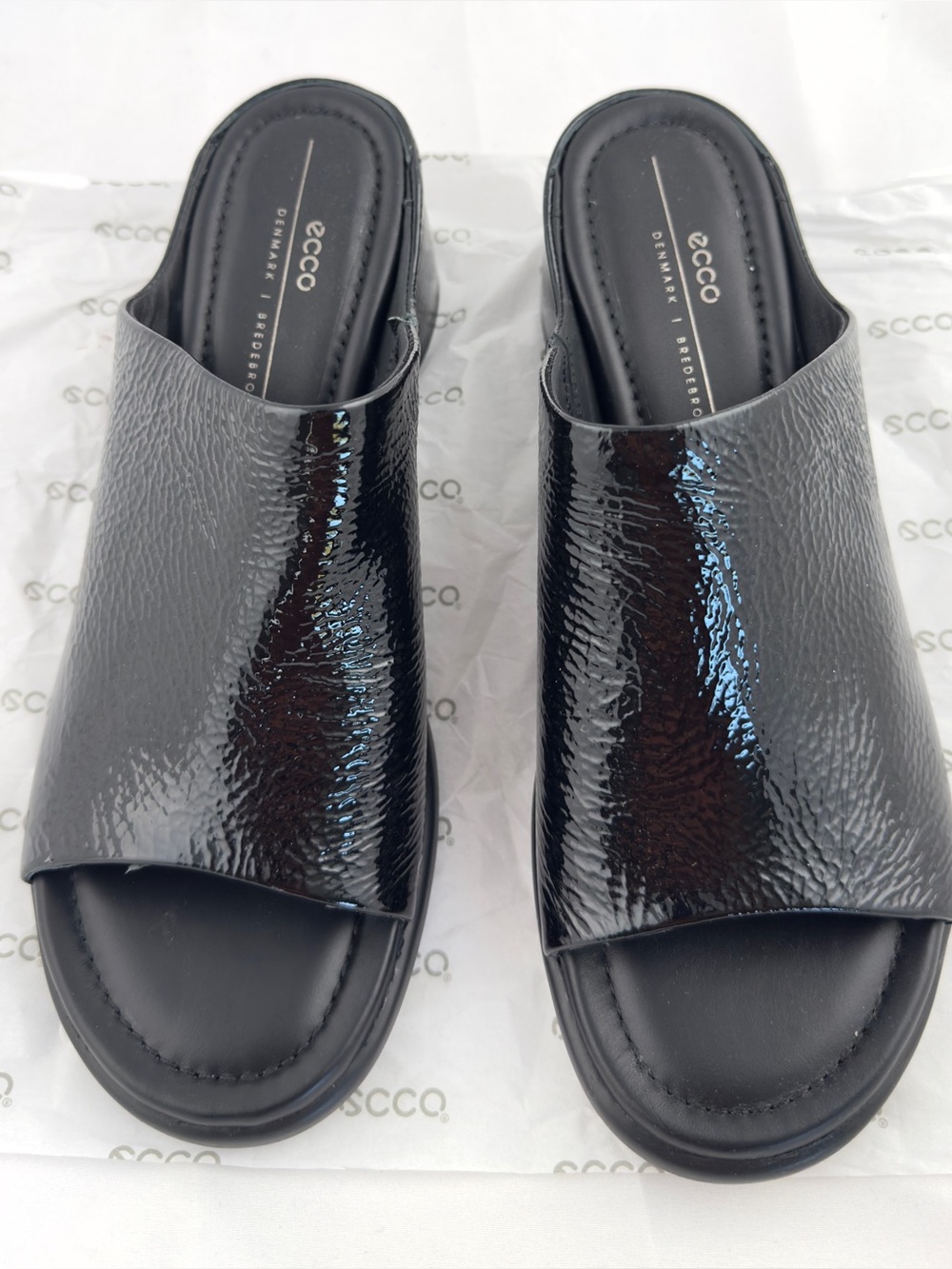 Ecco Black Sculpted women sandal LX35  style 222783 New